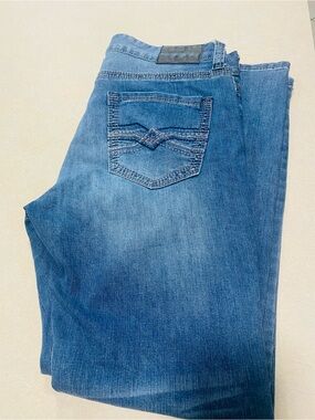 Seven7 Men's Medium Blue Straight Jeans